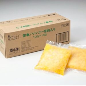 簡単スムージー　雪氷　マンゴー果肉　100gx108袋