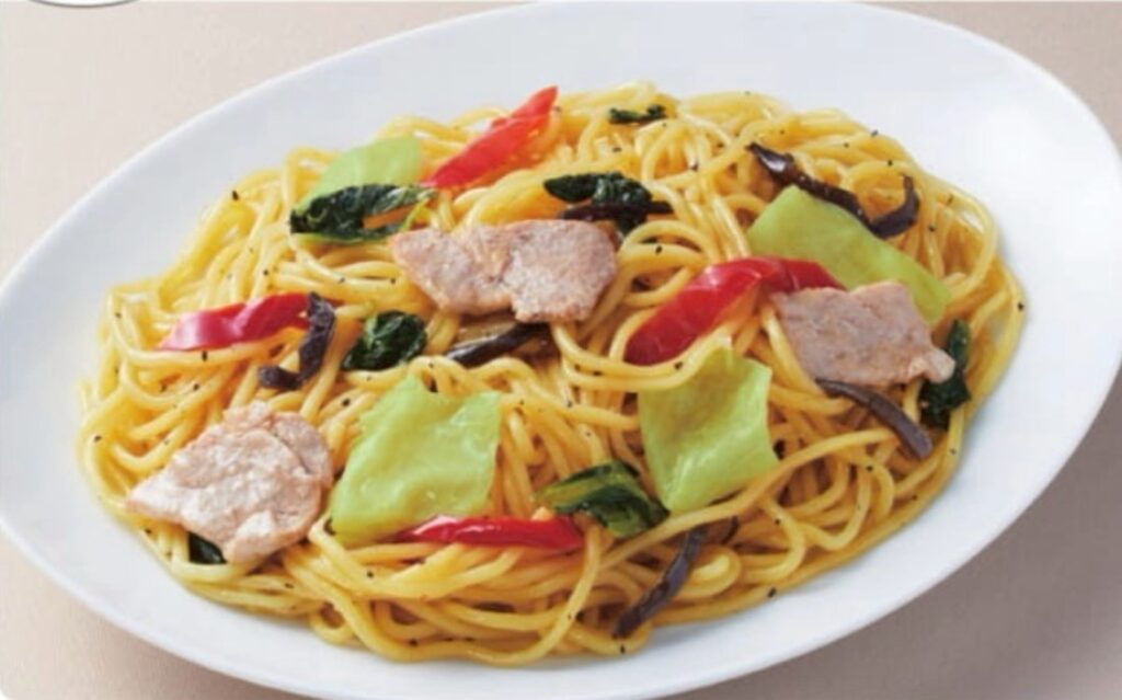 麺が自慢の鶏だし塩焼きそば