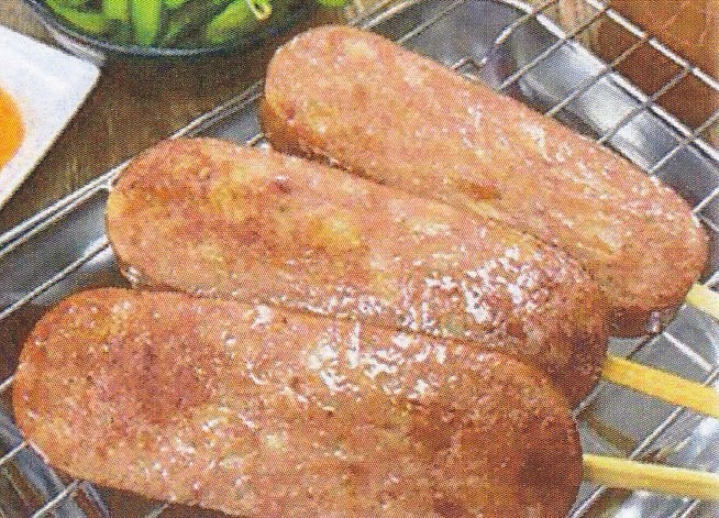 串付きソーセージステーキ