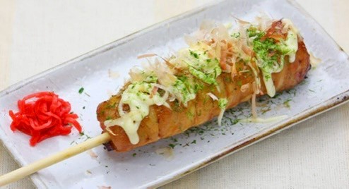 お好み焼きおにぎり　串付き