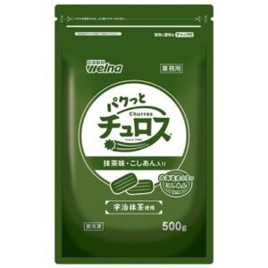 パクっとチュロス　4.5cm　抹茶　500gx12入（約600個）