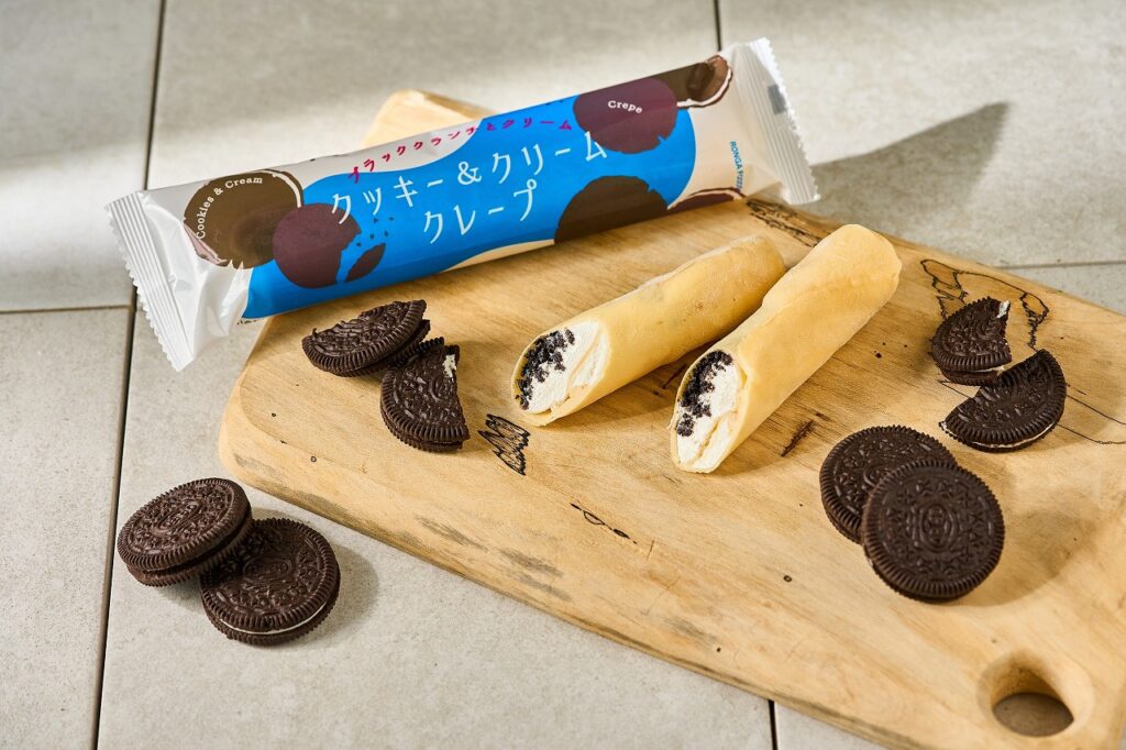 スィートスティッククレープ　クッキー＆クリーム　個包装　10本