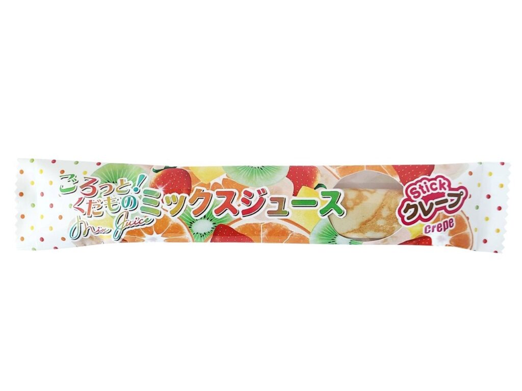 スティッククレープ ミックスジュース　果肉入り　個包装　10本