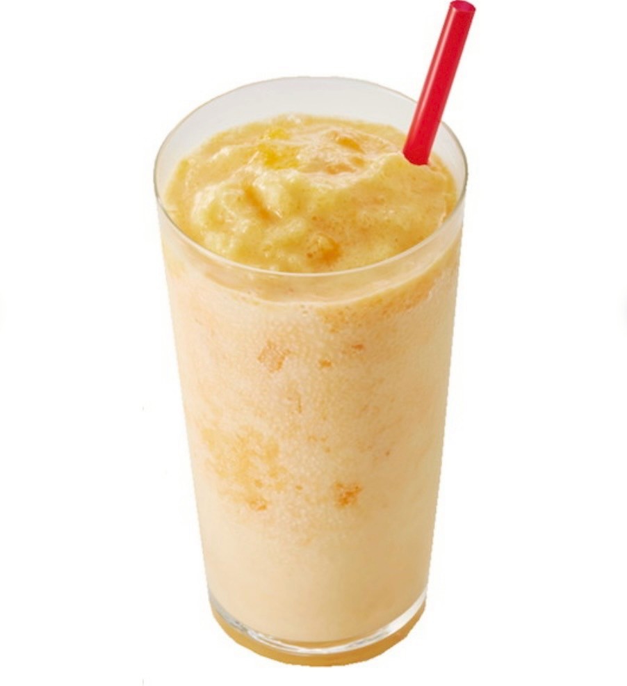 簡単スムージー　雪氷　マンゴー果肉