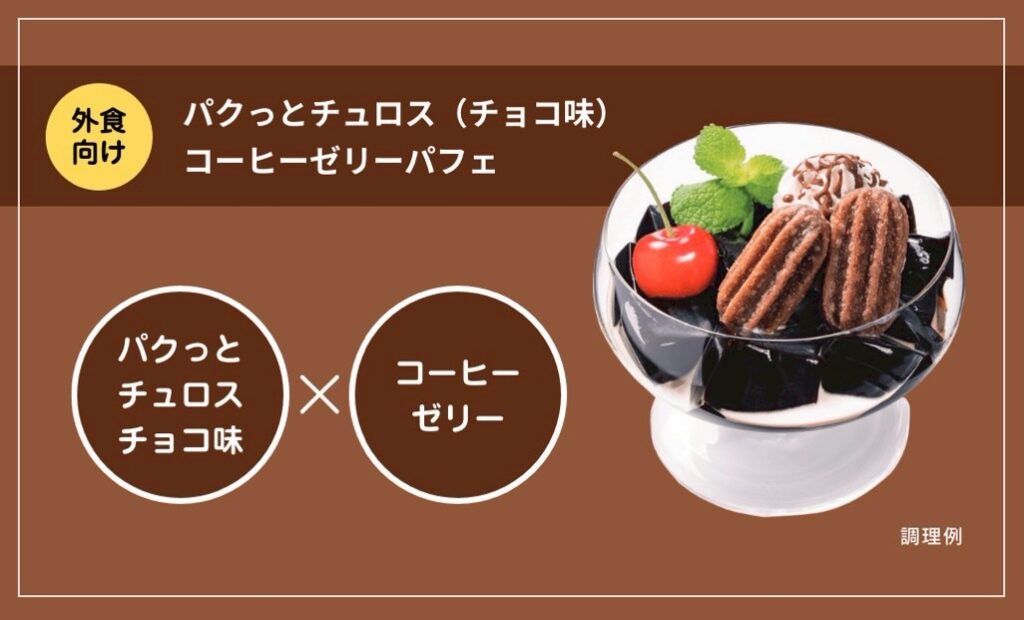 パクっとチュロス　４．５ｃｍ　チョコ