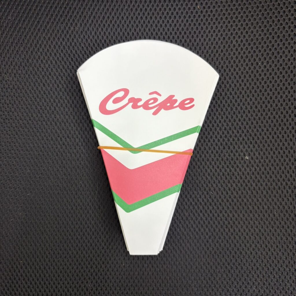 クレープ三角袋