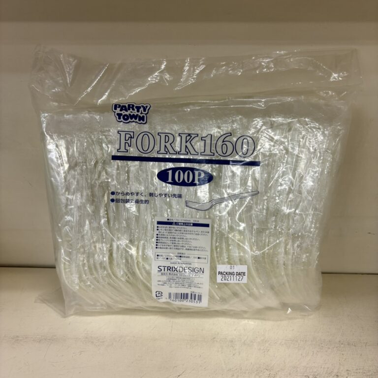 プラスティックフォーク　16cm　個包装